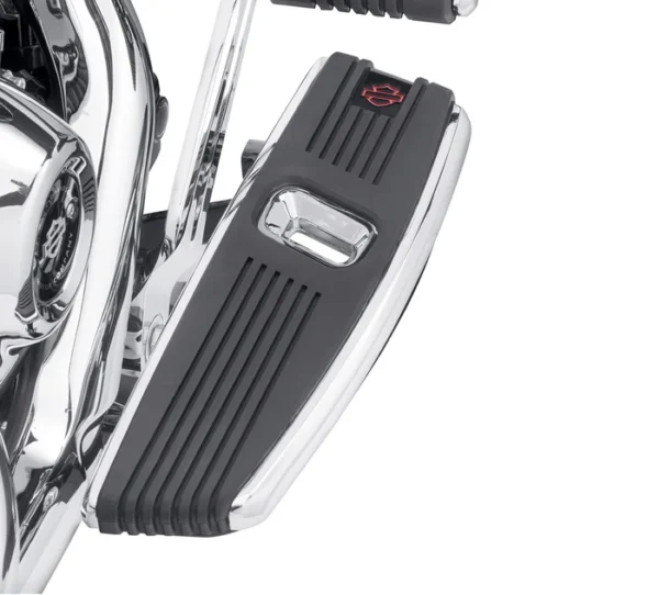 Kahuna Collection Rider Footboards – Chrome & Grip in One Package - Image 2