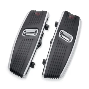 Kahuna Collection Rider Footboards – Chrome & Grip in One Package