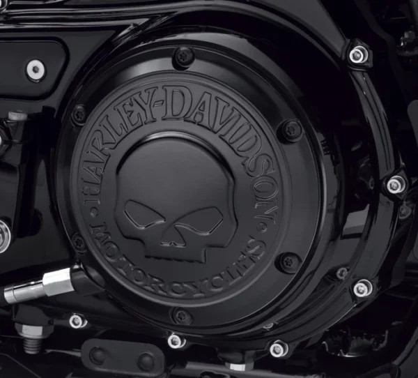 💀 Willie G Skull Derby Cover – Black Finish