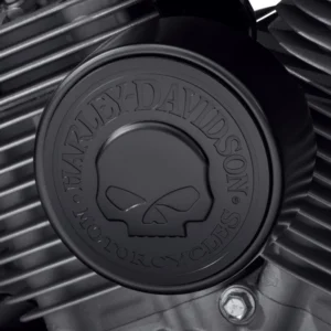 💀 Willie G Skull Horn Cover – Black Finish